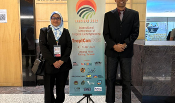 Congratulations to Wan Noor Hin Mior Sani & Associate Prof. Dr. Ramadhansyah Putra Jaya of winning the Best Presenter Award at the International Conference of Tropical Geoengineering (TROPICON 2024), Imperial Hotel, Kuching, Sarawak on 4th - 5th July 2024